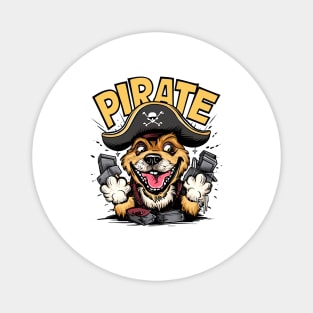 Pirate dog Magnet